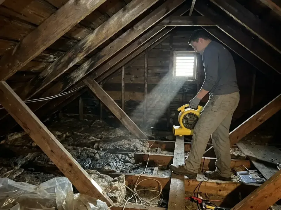 attic-water-damage-drying-proc-007 — frequently asked questions, Emergency Water Extraction & 24/7 Flood Response in Blanco,…
